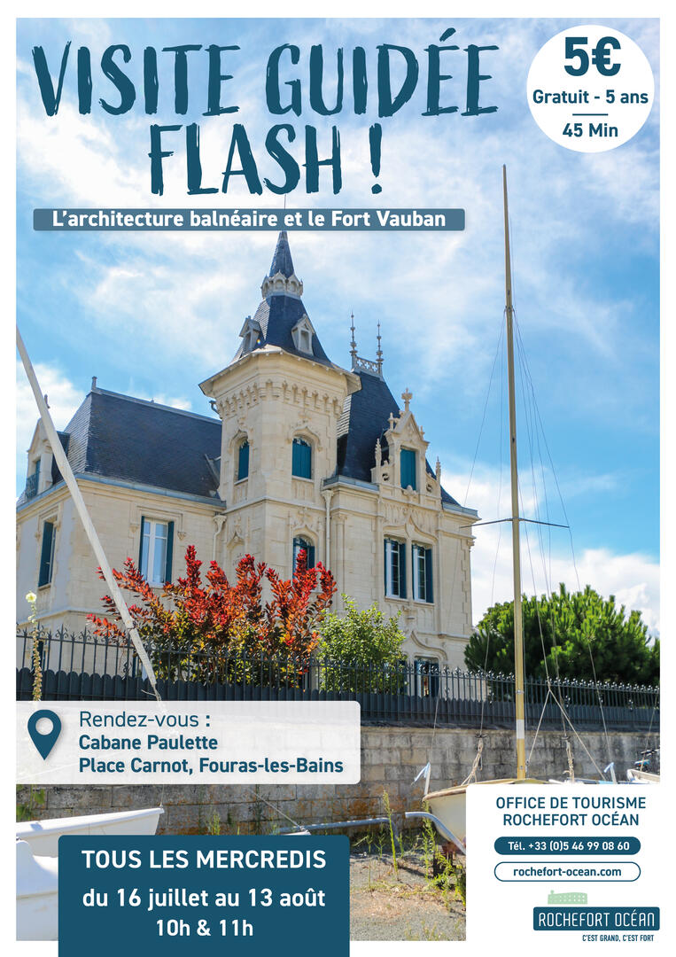 Visite guidée flash - Fouras-les-Bains