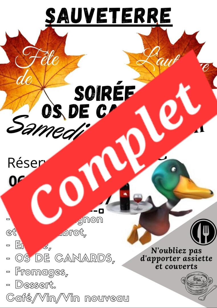 Soirée "Os de Canards" à Sauveterre_Sauveterre