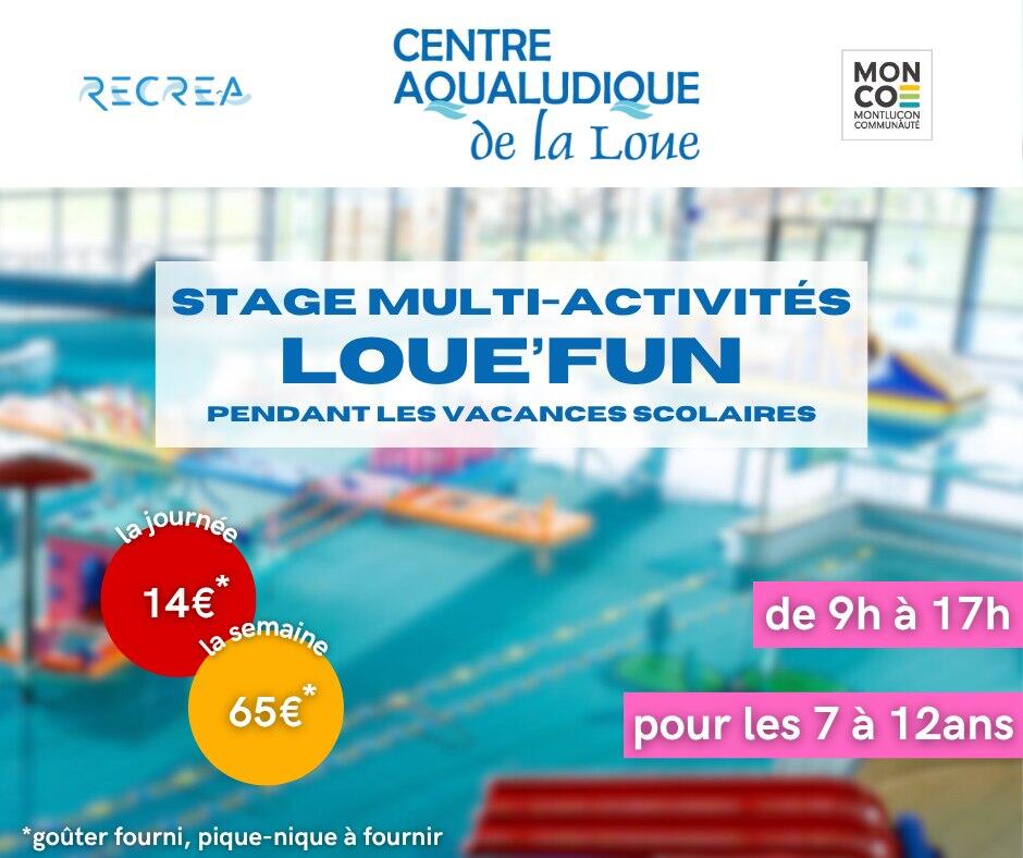 Centre Aqualudique : stage multi-activités_Saint-Victor