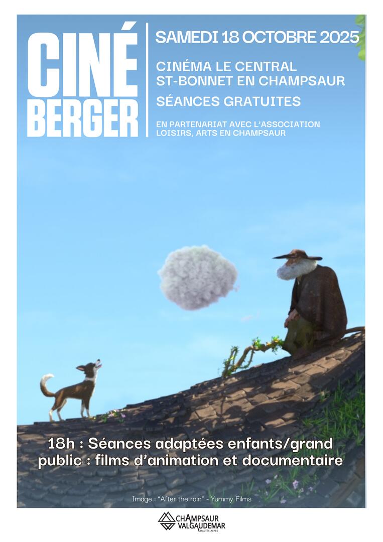 Ciné-Berger : Projections enfants et famille_Saint-Bonnet-en-Champsaur