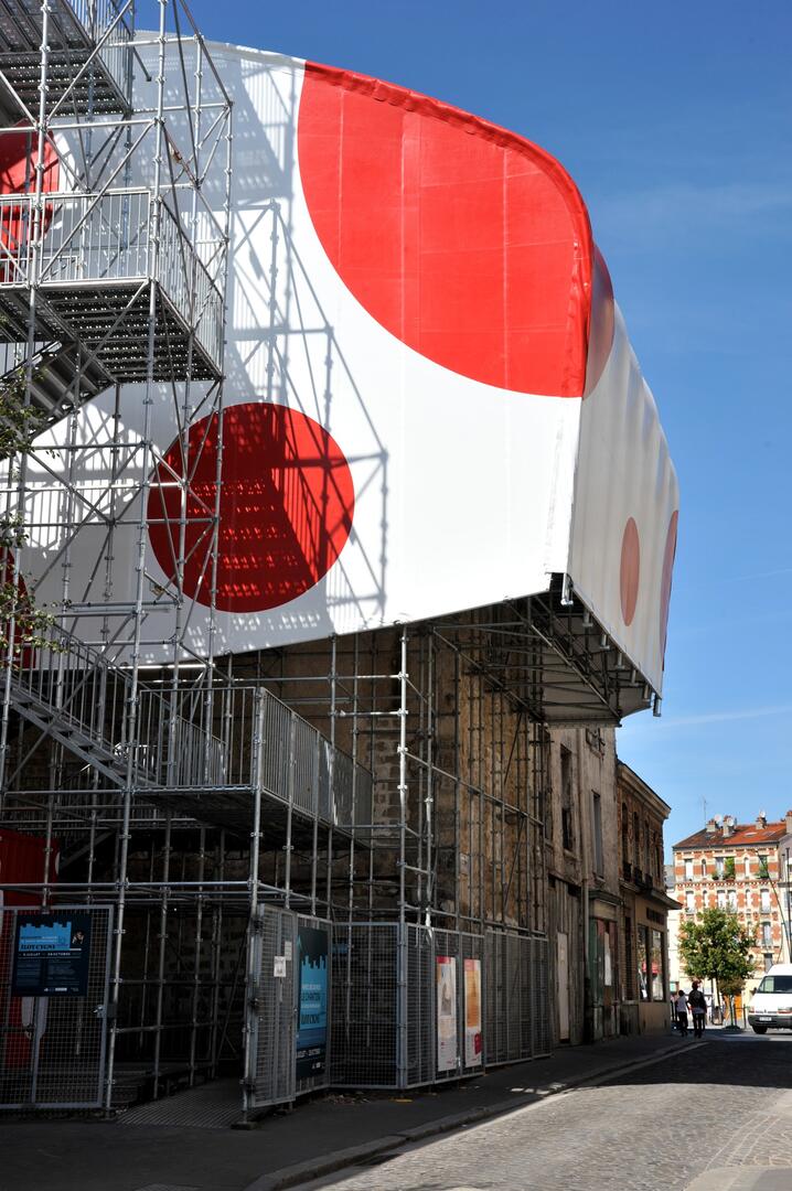 La Fabrique de la Ville, maison-échafaudage à Saint-Denis