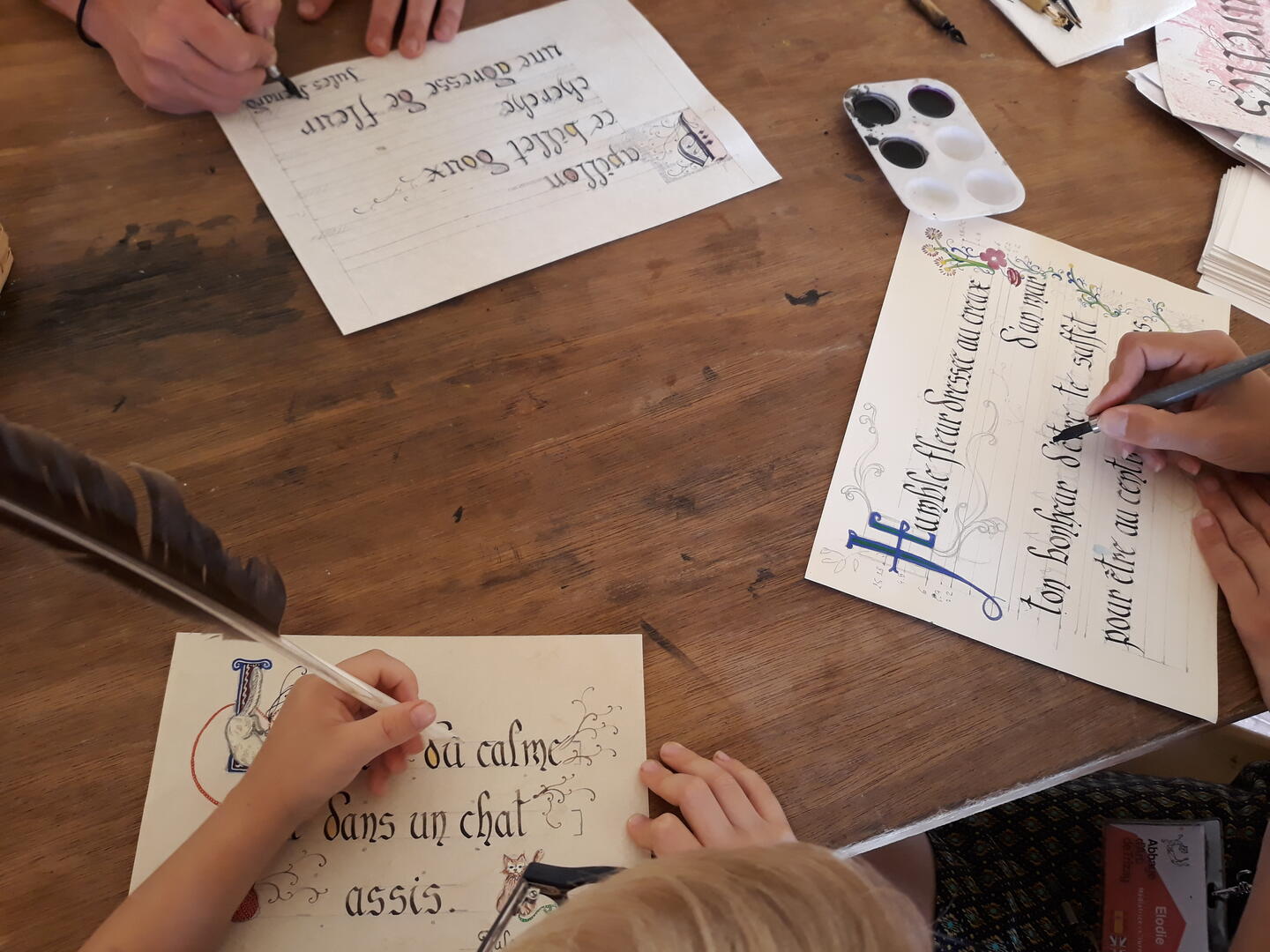 Atelier Calligraphie et enluminure_Trizay