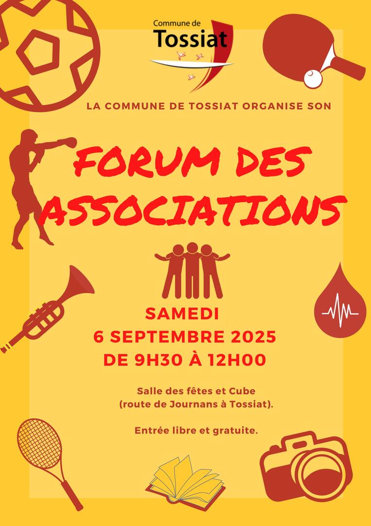 Affiche Forum des associations_Tossiat