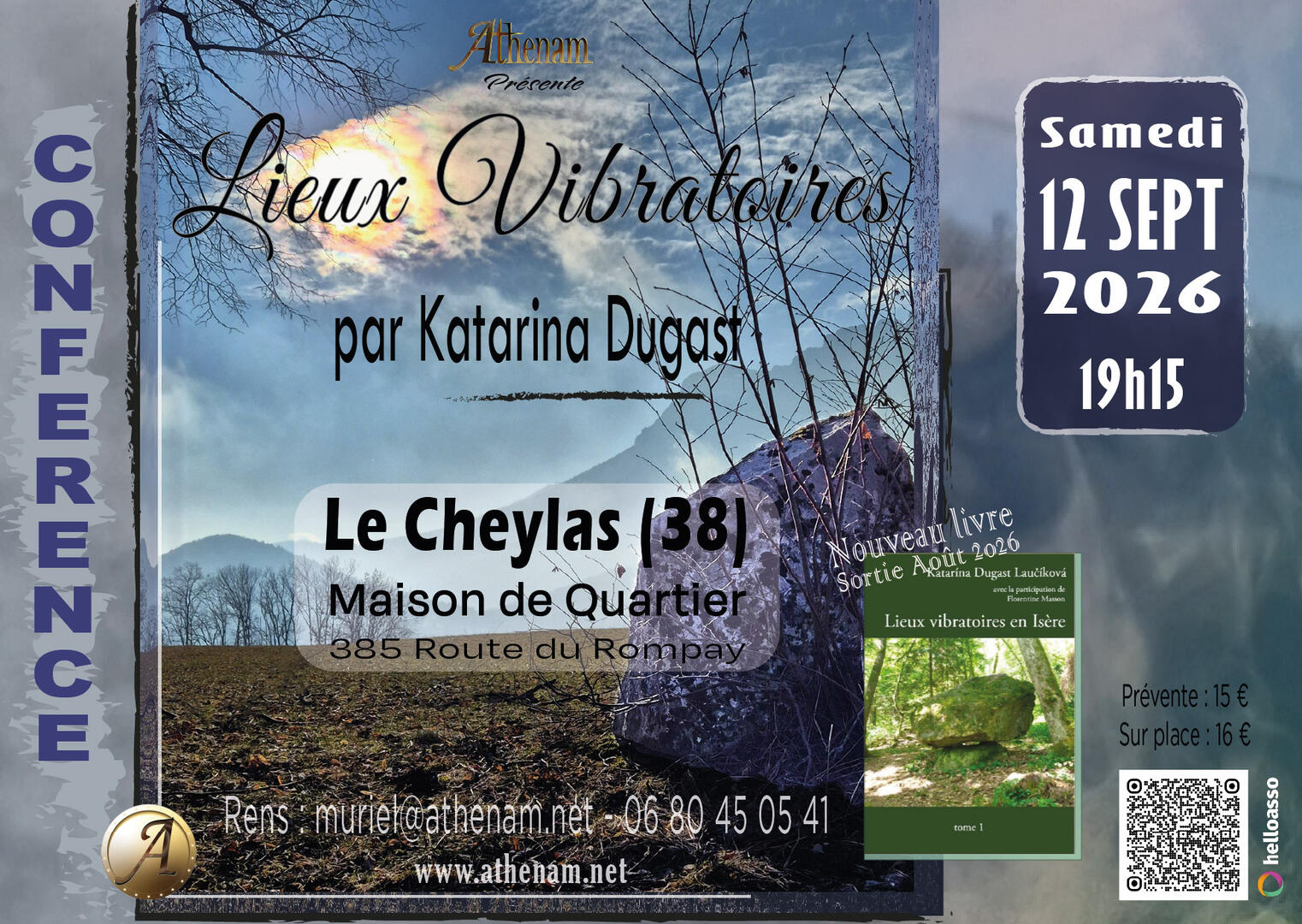Conférence Lieux Vibratoires avec Katarina Dugast