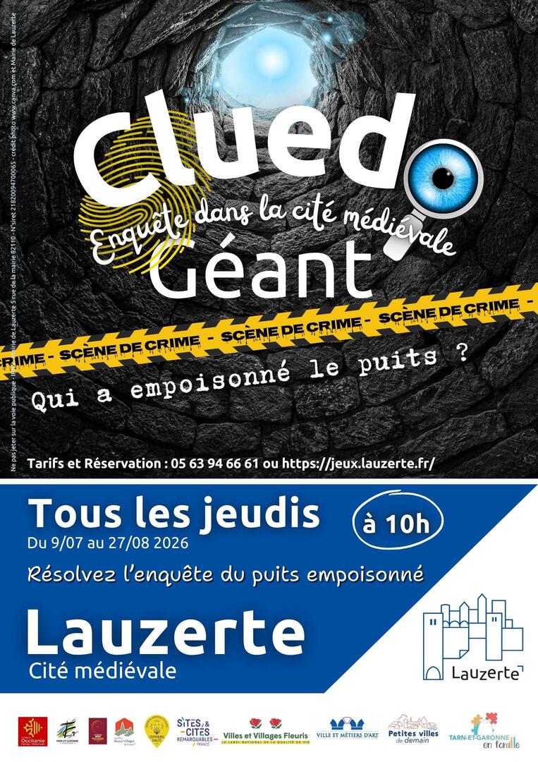 cluedo meurtre à Lauzerte