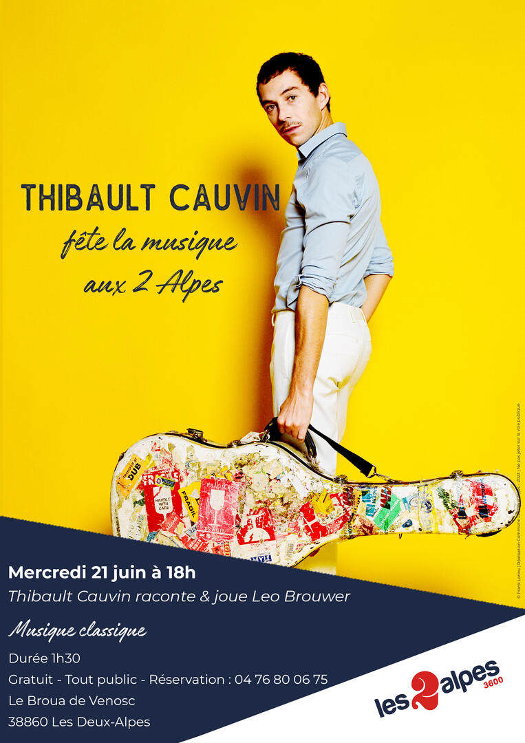 Thibault Cauvin raconte et joue Léo Brouwer