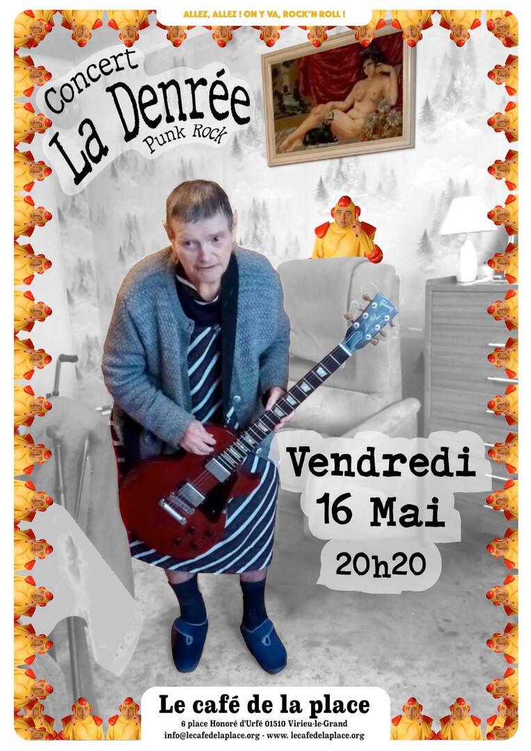 Concert "La Denrée" au Café de le Place_Virieu-le-Grand
