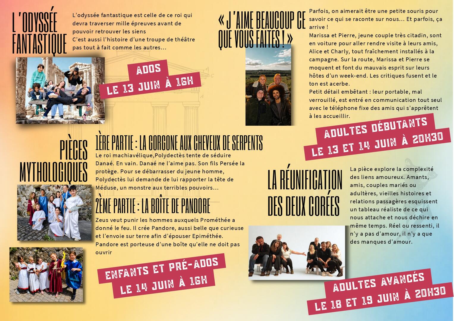 programme du festival