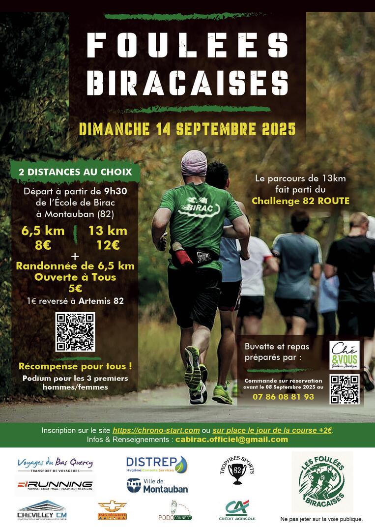 Les foulées Biracaises 2025_Montauban