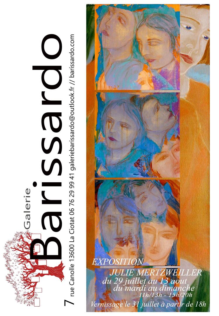 Exposition de peintures de l'artiste Julie Mertzweiller_La Ciotat