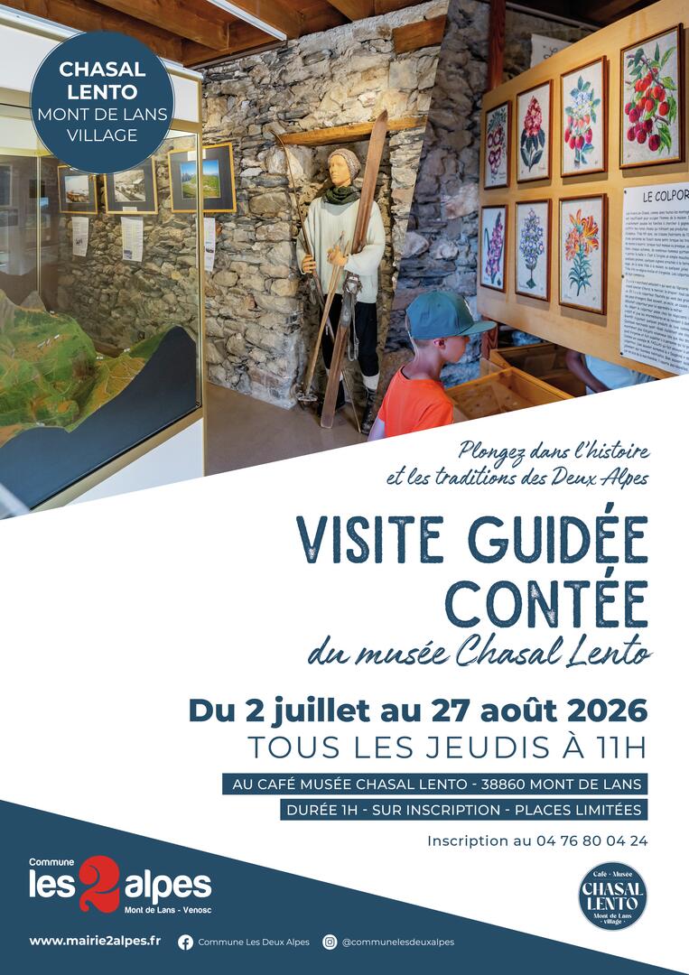 Visite guidée contée du Musée Chasal Lento_Les Deux Alpes