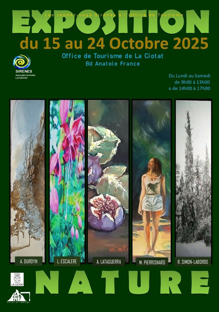 Exposition de peintures Nature par les artistes de l'association Sirènes_La Ciotat