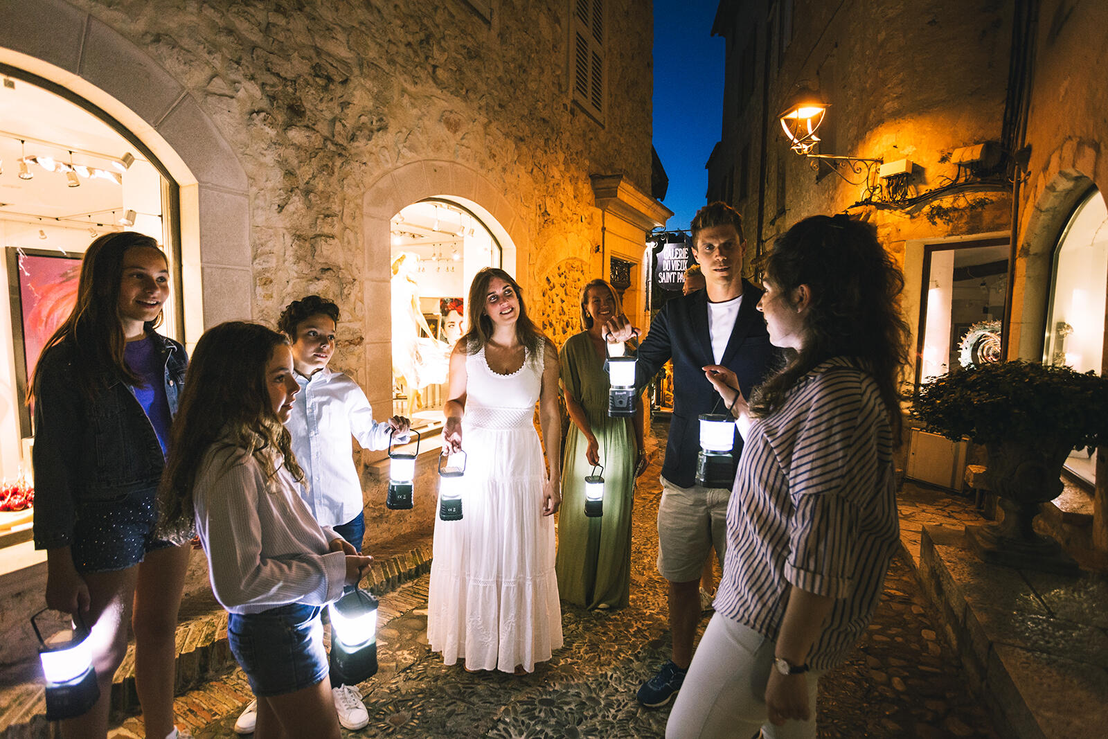 Visite guidée à la lanterne