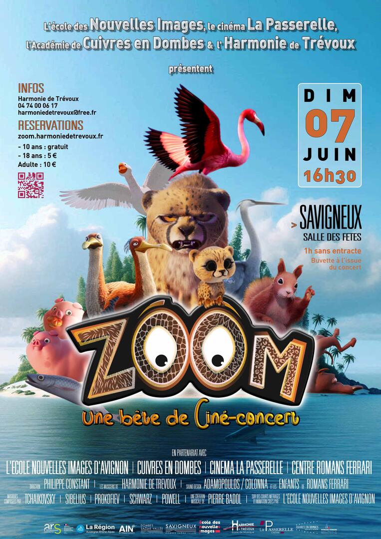 Affiche ZOOm concert Savigneux 2026