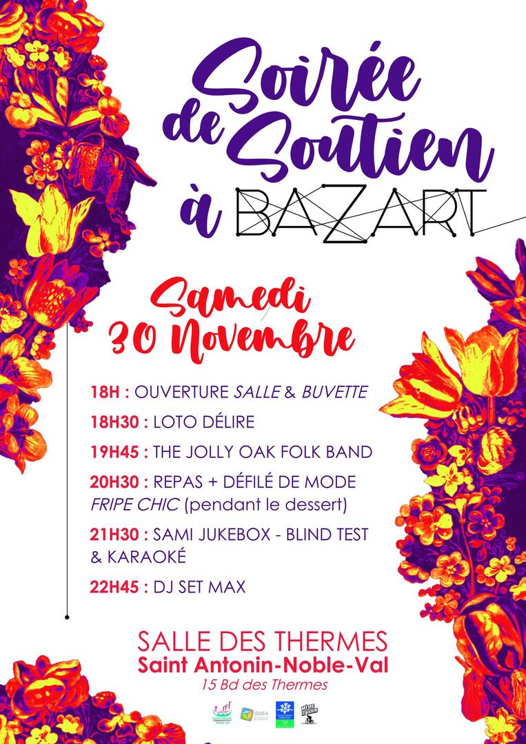 Soirée de soutien à Bazart_Saint-Antonin-Noble-Val