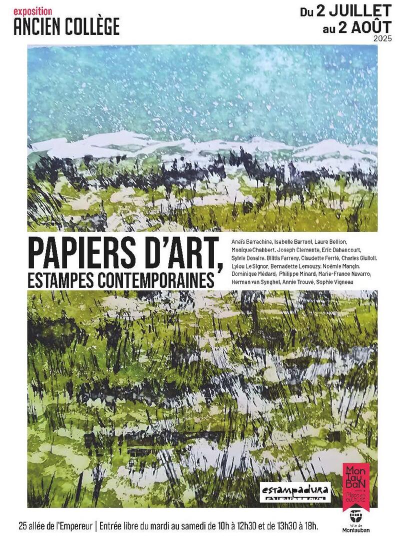 Exposition - Papiers d’art, estampes contemporaines_Montauban