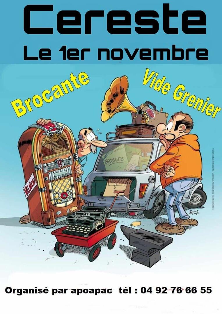 Brocante et vide grenier_Céreste
