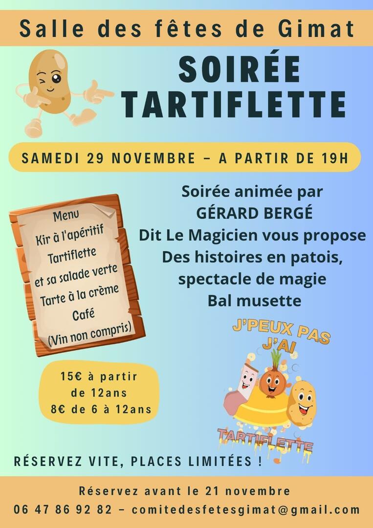 Soirée Tartiflette_Gimat