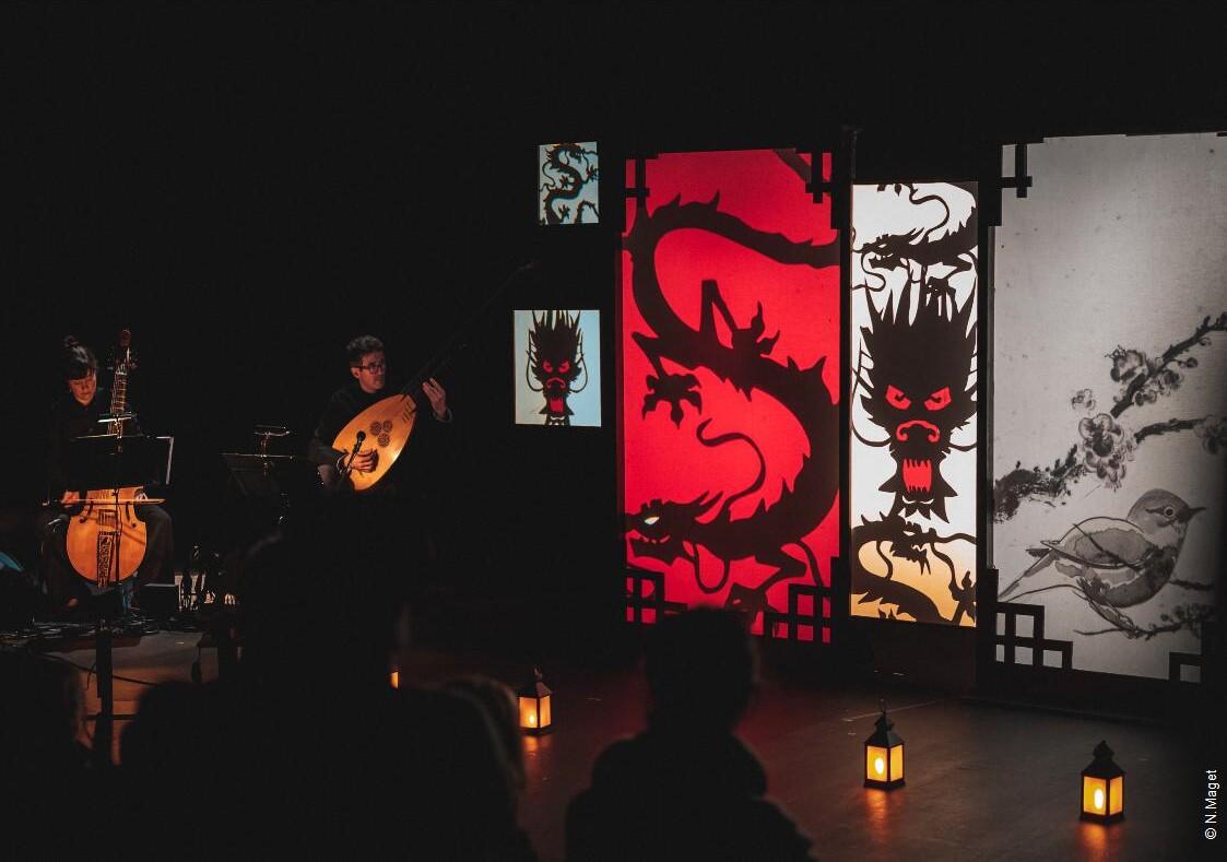 Théâtre d'ombre : Le rossignol et l'empereur de Chine_Montluçon