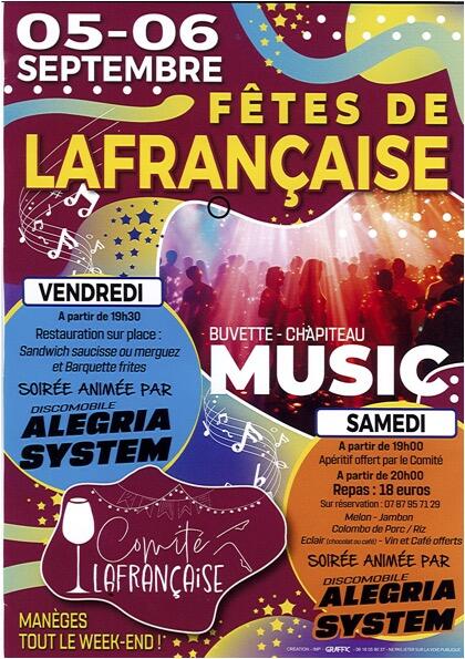 Fête de Lafrançaise_Lafrançaise