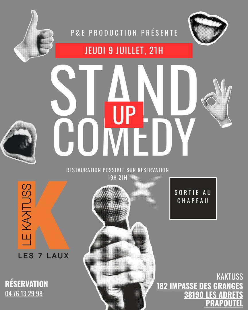 Stand-up Comédy au Kaktuss_Les Sept Laux Prapoutel
