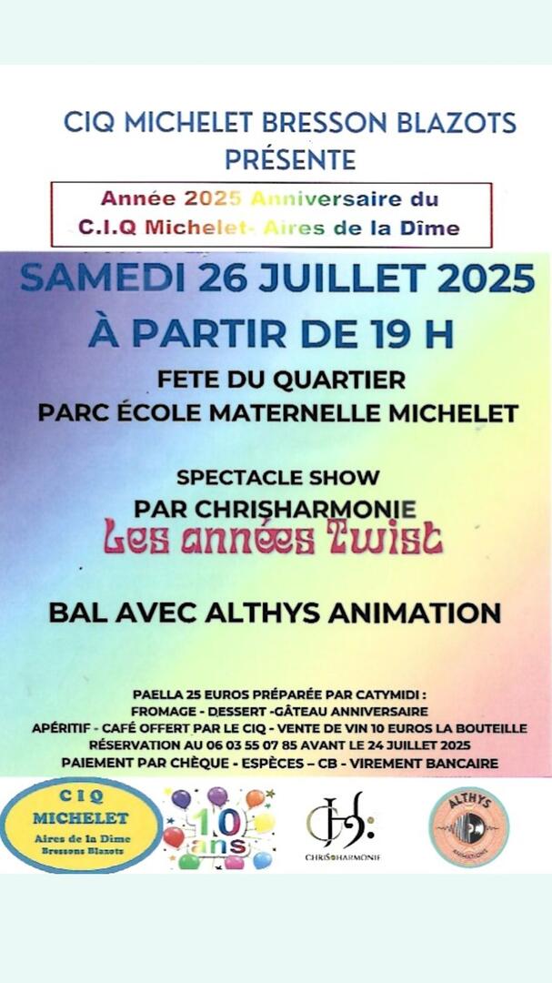 CIQ Michelet : Fête du Quartier_Salon-de-Provence