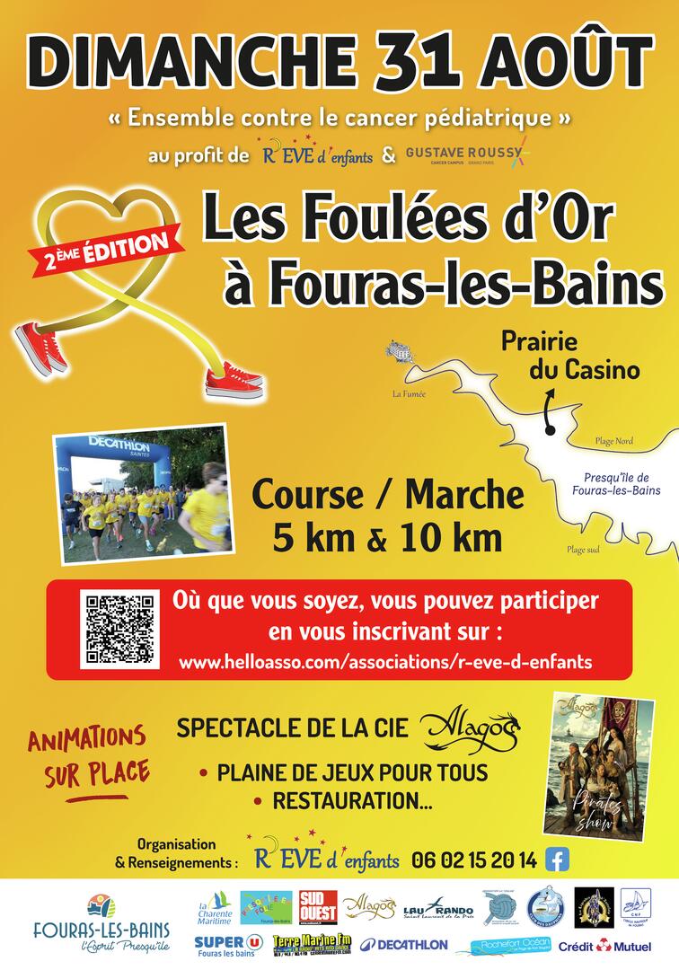 Les Foulées d'Or à Fouras les Bains