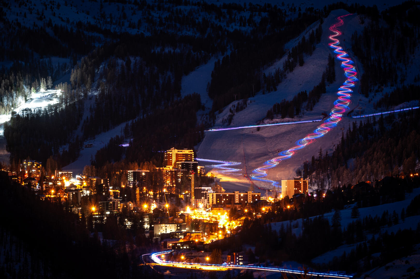 Descente aux flambeaux de l'ESF_Vars