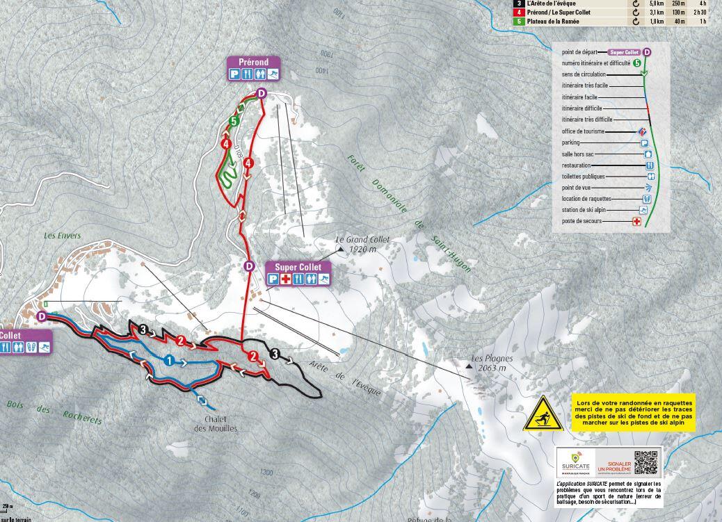 Parcours raquettes au Collet_Le Collet