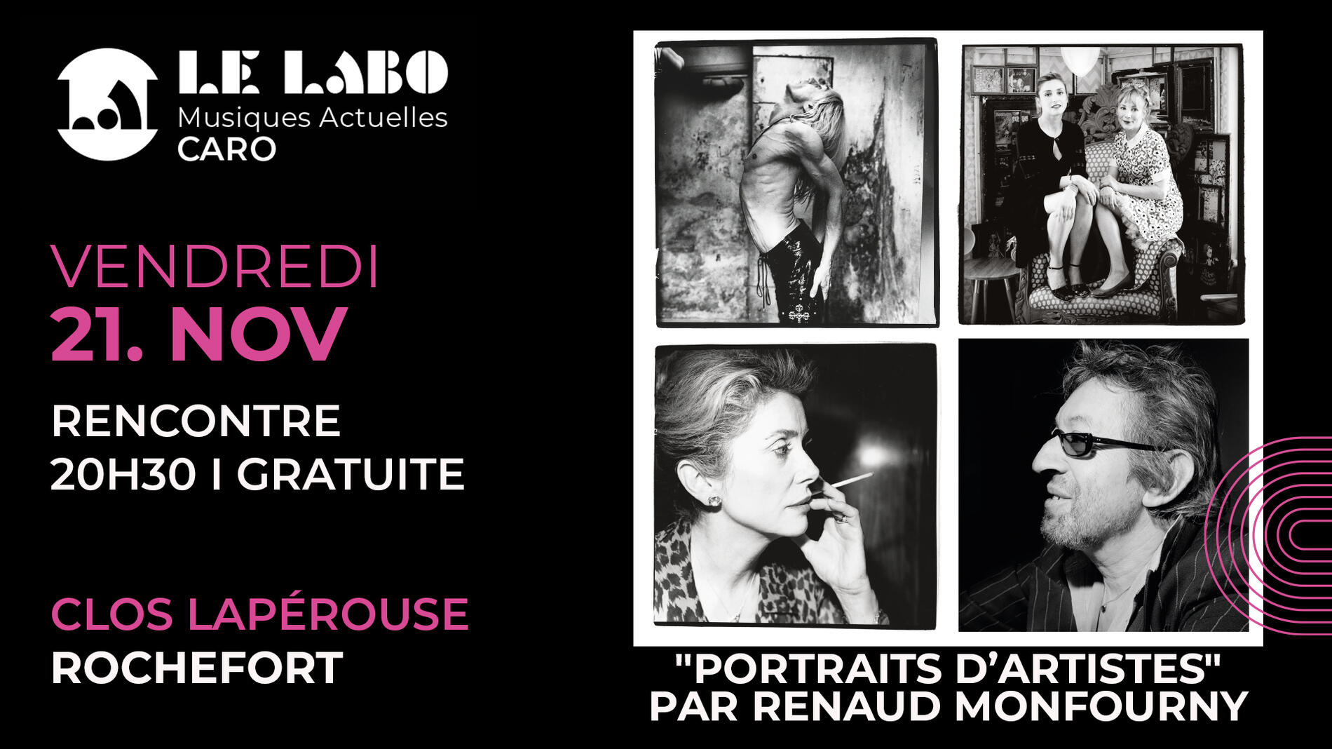 Rencontre : Portraits d'artistes - RENAUD MONFOURNY_Rochefort