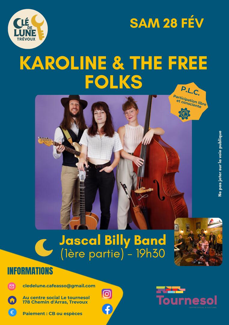 Concert Karoline & the Free Folks et Jascal Billy Band (1ère partie)
