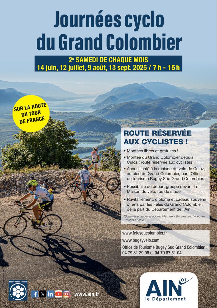 Journée cyclo du Grand Colombier 2025