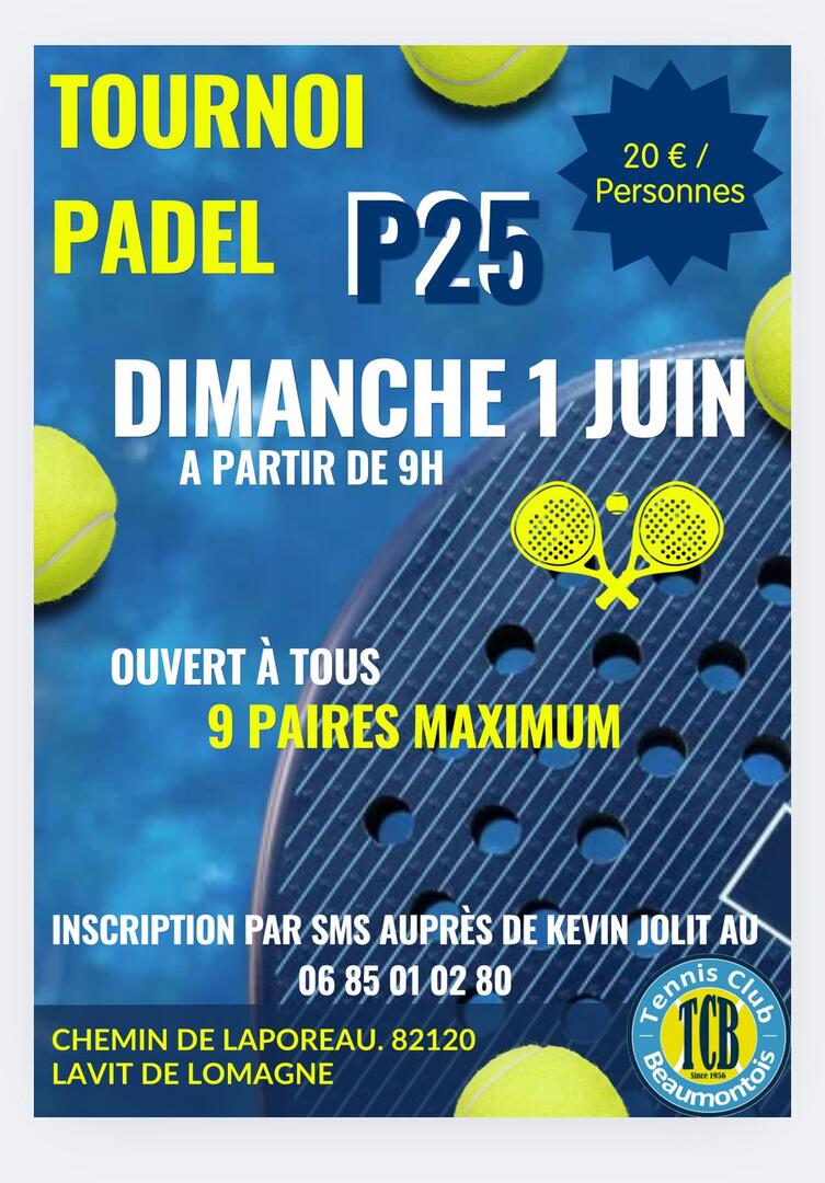 Tournoi Padel P25_Lavit