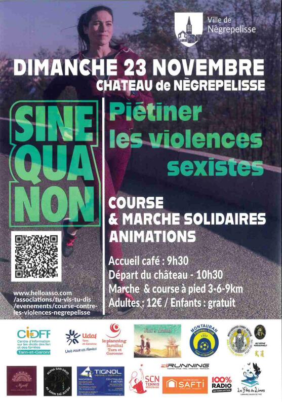 Sine Qua Non: Piétiner les violences sexistes