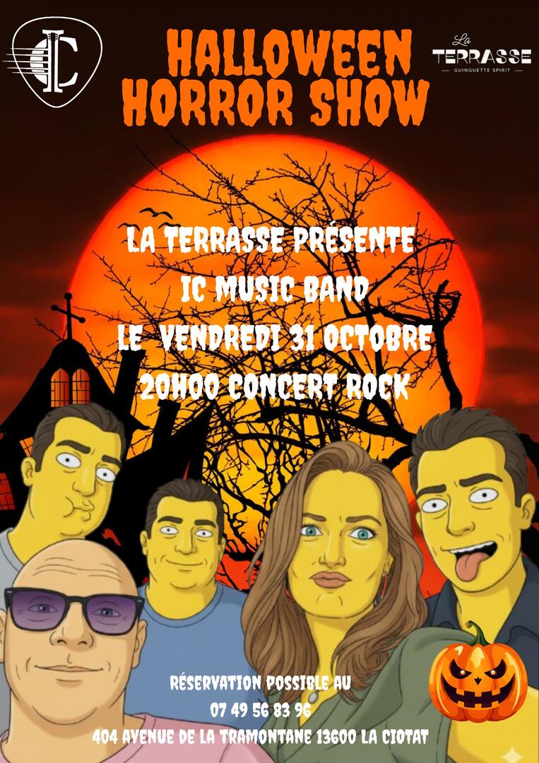 Concert Halloween Horror Show du groupe IC Music Band_La Ciotat