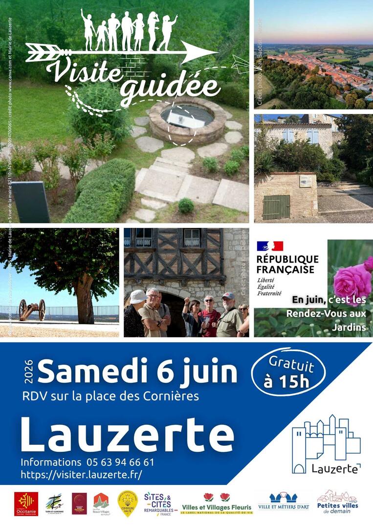 Visite guidée cité médiévale Lauzerte