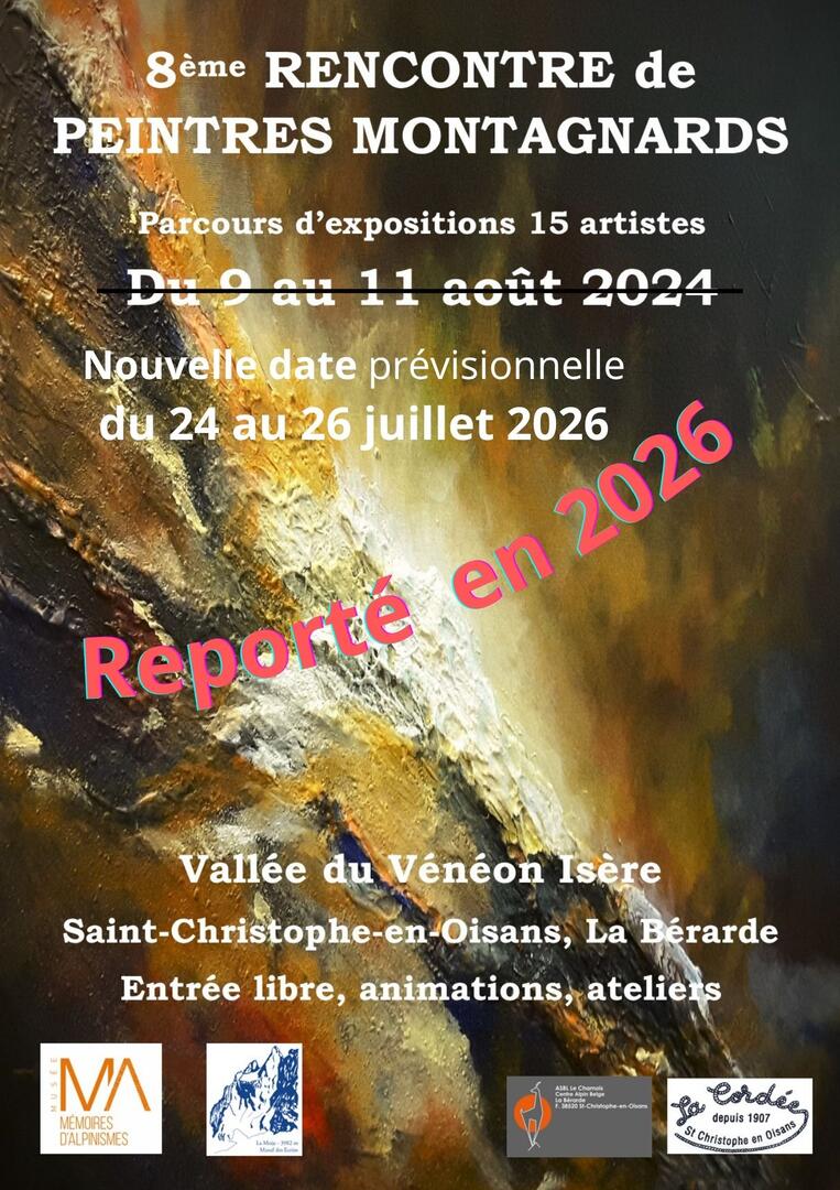 8ème rencontre de peintres montagnards_Saint-Christophe-en-Oisans