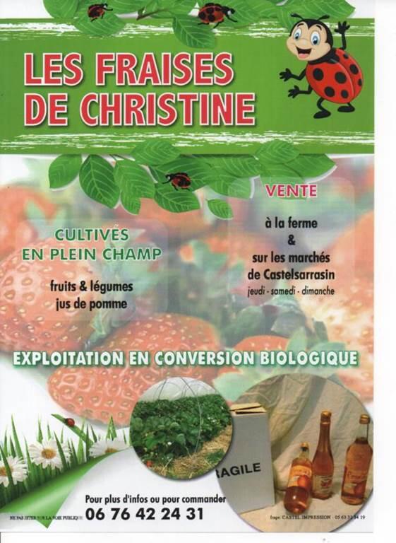 Les Fraises de Christine