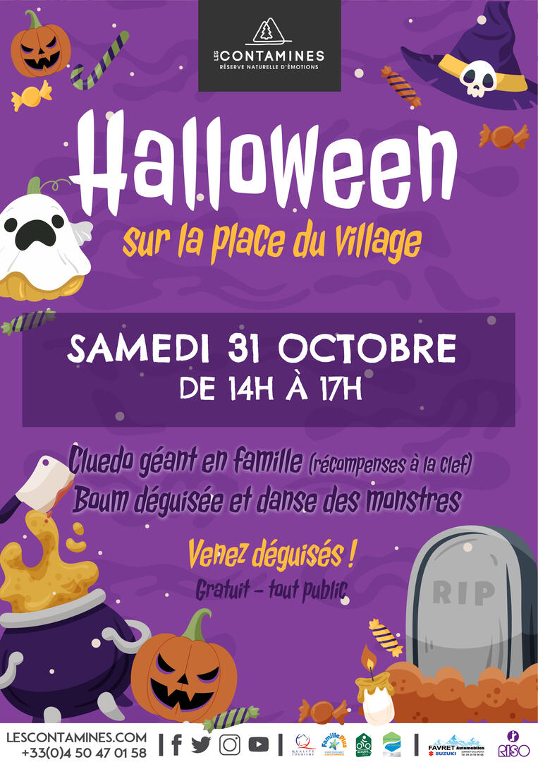 Après-midi d'Halloween au village !_Les Contamines-Montjoie