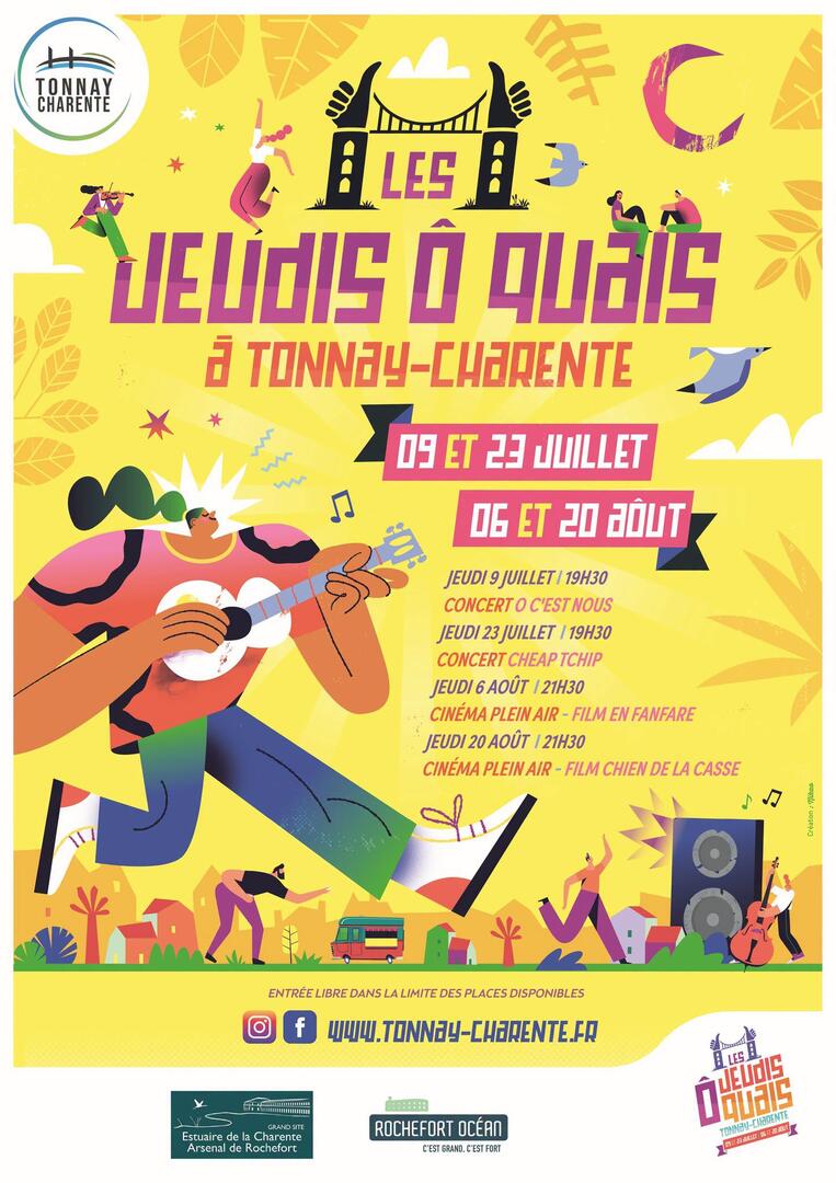 Les Jeudis Ô Quais_Tonnay-Charente