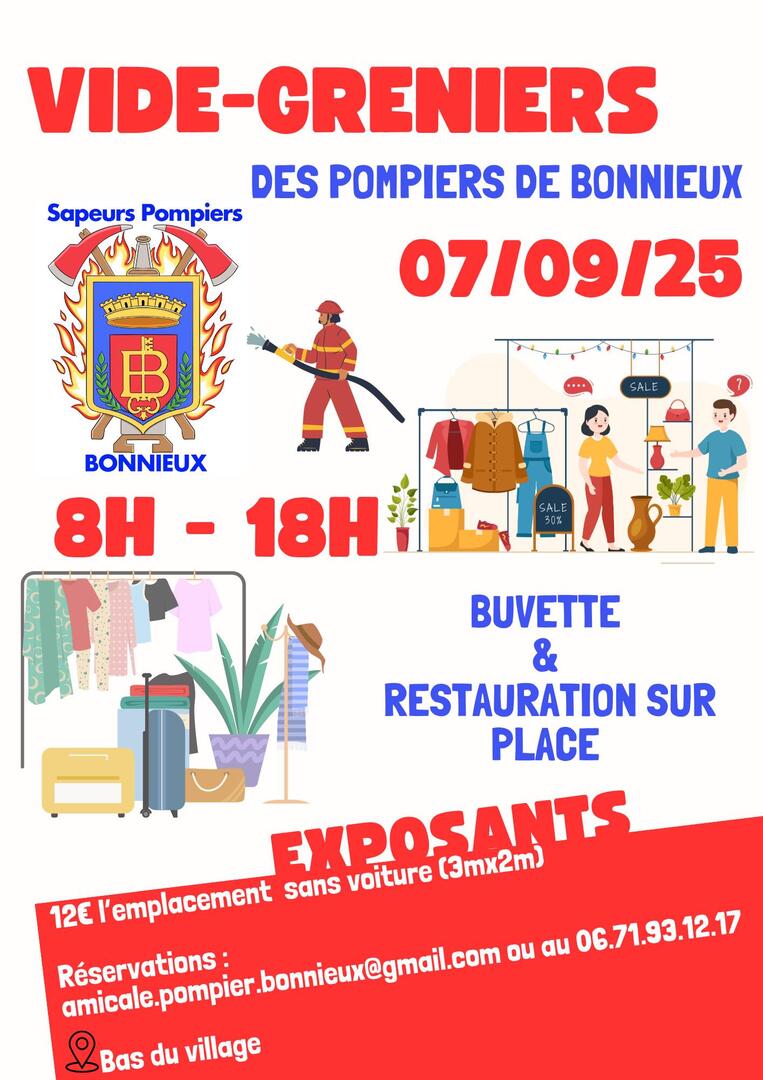 Vide-greniers des sapeurs pompiers de Bonnieux_Bonnieux