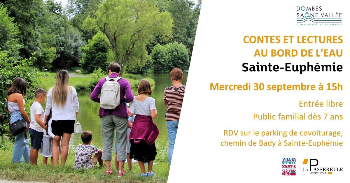 Contes et lectures au bord de l'eau - Ste-Euphémie