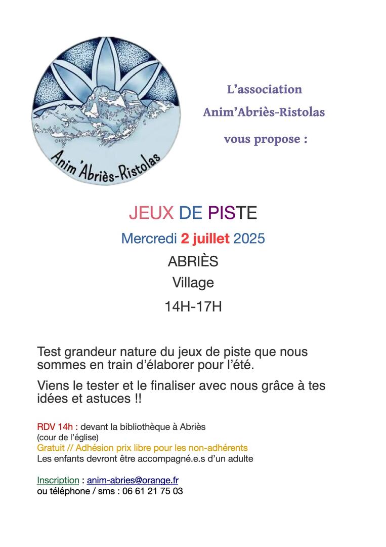 Jeux de piste_Abriès-Ristolas