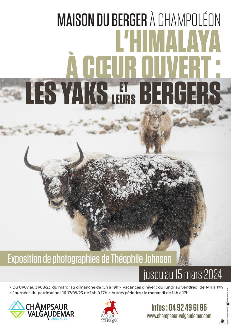 Exposition "L'Himalaya à coeur ouvert : les yaks et leurs bergers", à la maison du berger Champoléon