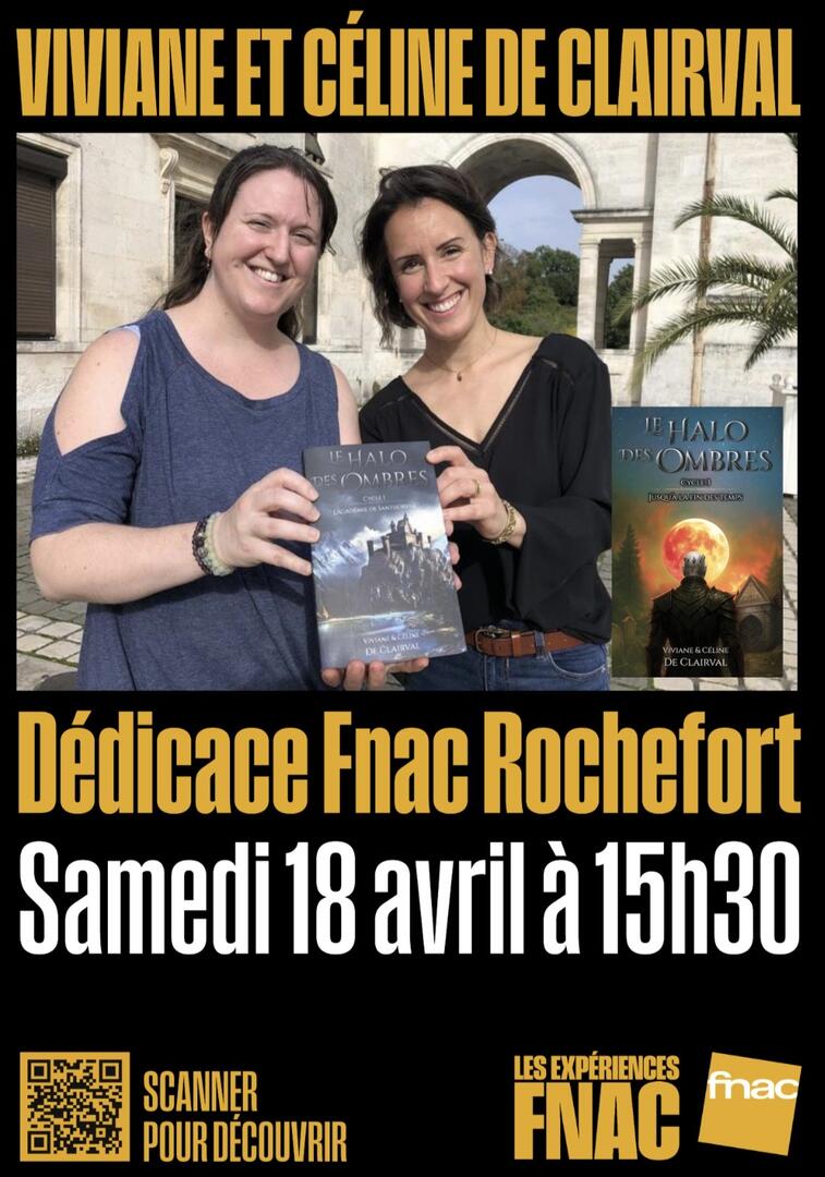 Dédicace Viviane et Céline De Clairval