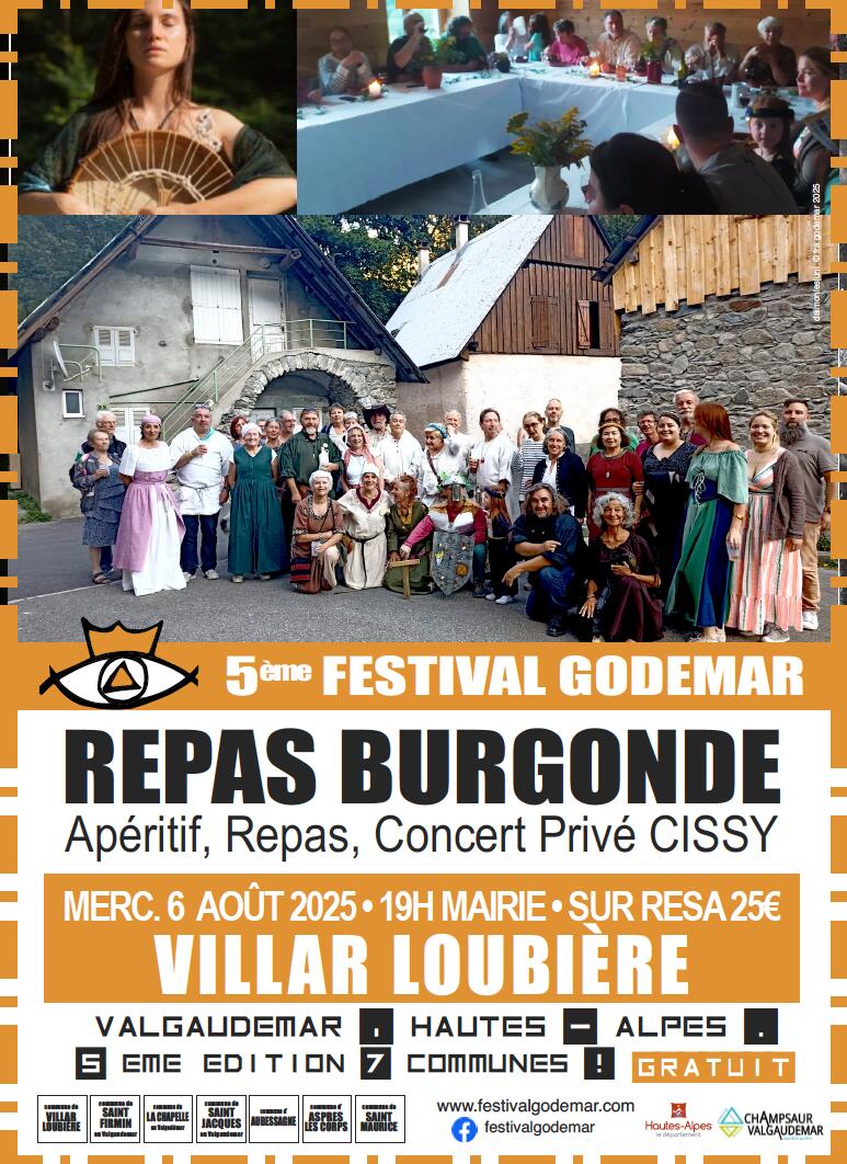 REPAS BURGONDE • FESTIVAL GODEMAR