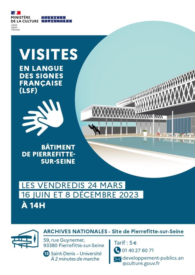 Viste guidée des Archives Nationales de Pierrefitte-sur-Seine en LF