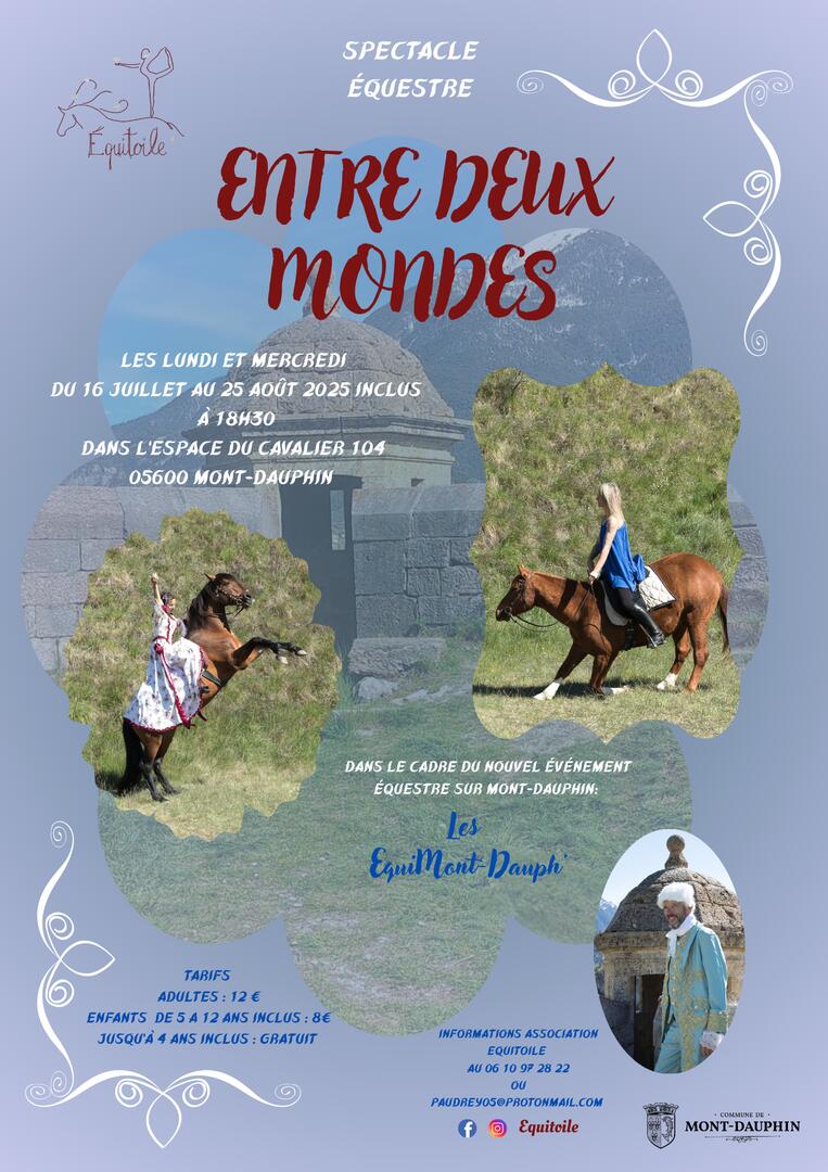 Spectacle équestre "entre deux mondes" dans la place-forte de Mont-Dauphin_Mont-Dauphin