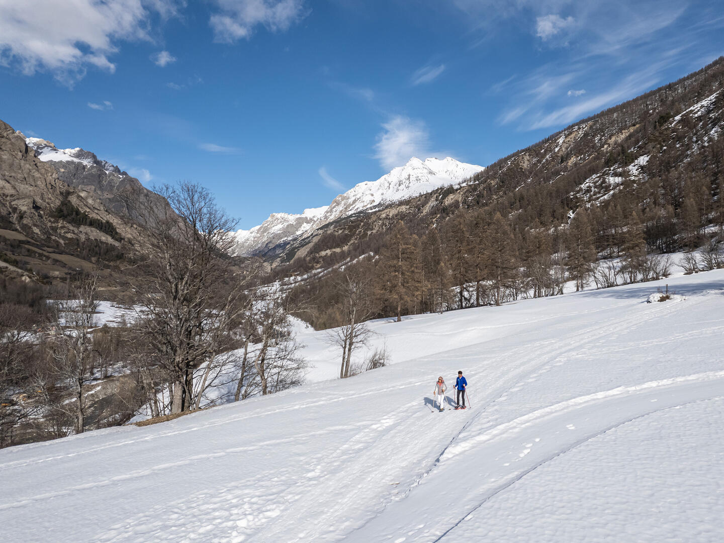 Itinéraire raquettes du site nordique de Saint-Paul