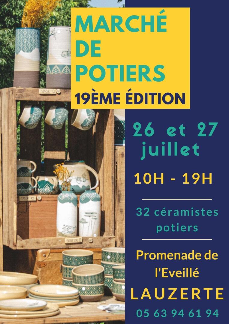 Marché des potiers de Lauzerte_Lauzerte